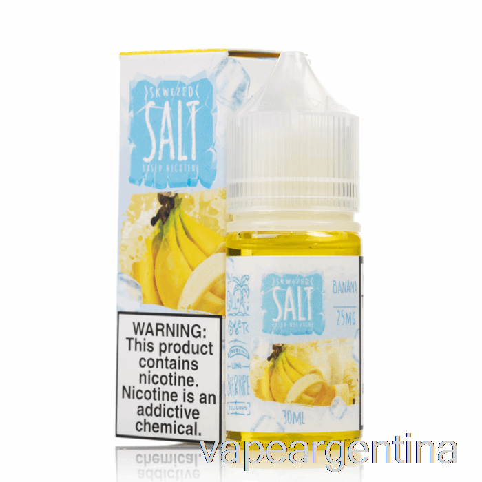 Plátano Helado - Sal Skwezed - 30ml 50mg Vape Descartable